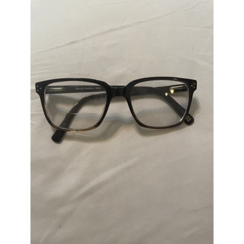 Randy Jackson Eyeglasses RJ 3019 Black Fade 53-19-145 w/ RJ Hard Case